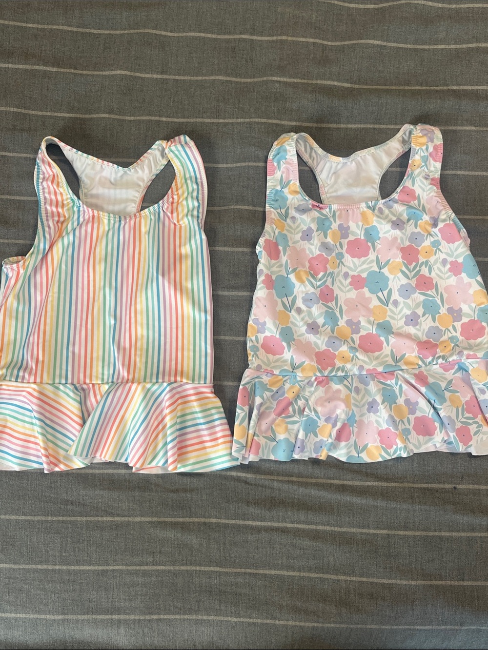 James & Lottie swim tops